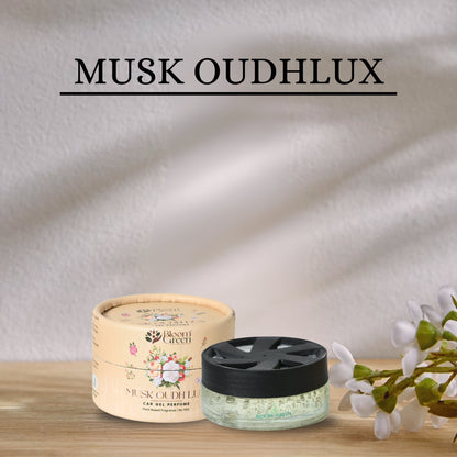 Musk Oudh Luxe Car Gel Perfume Freshener Spray